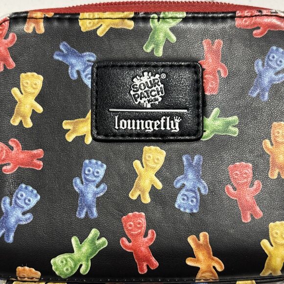 Vegan Faux Leather Loungefly Sour Patch Kid Wallet - Picture 2 of 13